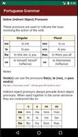 Portuguese Grammar syot layar 2