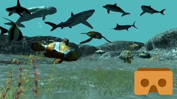 VR Ocean Dive 3D Affiche