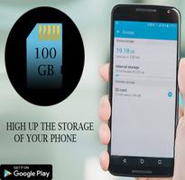 100 GB SD Card storage Affiche