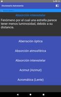 Diccionario de Astronomía تصوير الشاشة 1