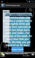 SDDrinkSpecials.com App poster