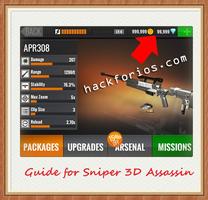 Guide Sniper 3D Assassin Hack Ekran Görüntüsü 1