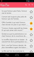 برنامه‌نما Citations D'amour en Francais عکس از صفحه