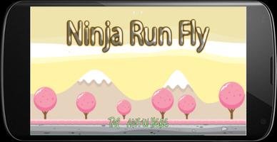 Ninja Run Fly Poster