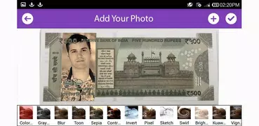 New Money Photo Frame Currency