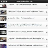 Photograpy Lesson Free स्क्रीनशॉट 3