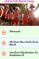 Dutch Folk March Songs Plakat