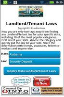 Landlord Tenant Laws Free poster