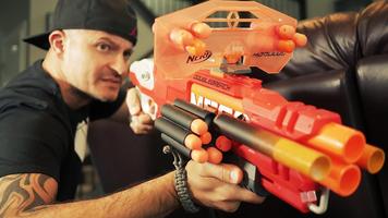 Epic NERF Battle WAR Poster