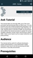 Learn Awk ảnh chụp màn hình 1