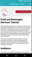 Food and Beverages Services স্ক্রিনশট 1