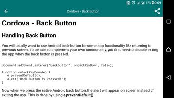 Learn Cordova Ekran Görüntüsü 3