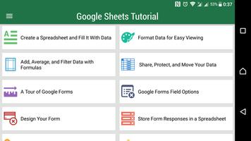 Sheets Tutorial Ekran Görüntüsü 3