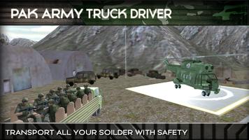 Pak Army Cargo Truck Driver الملصق