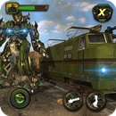 Robot Transform Train Simulator : Robot War Game APK