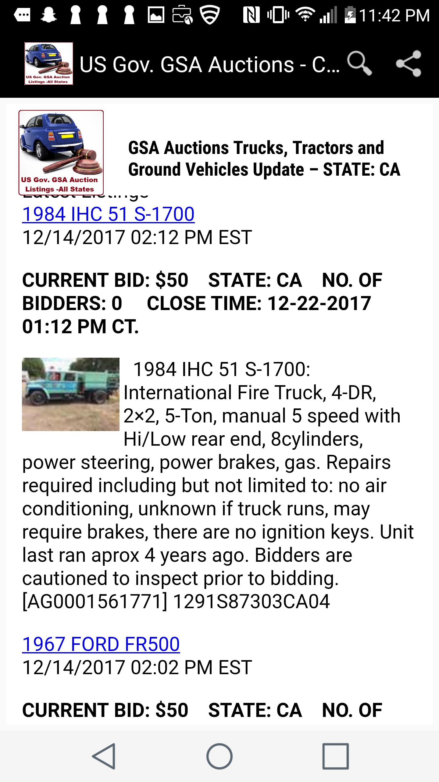 Gsa Auto Auction >> Us Gov Gsa Vehicle Auction Listings All States For Android Apk Gsa Auto Auction >> Us Gov Gsa Vehicle Auction Listings All States For Android Apk