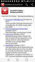 Free Stuff for Pickup Listings ảnh chụp màn hình 1
