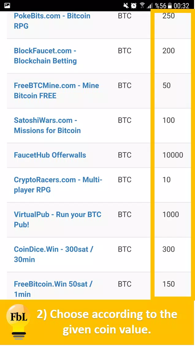 FBL Free Bitcoin List APK for Android Download