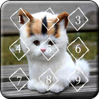 Cat Screen Passcode Lock أيقونة