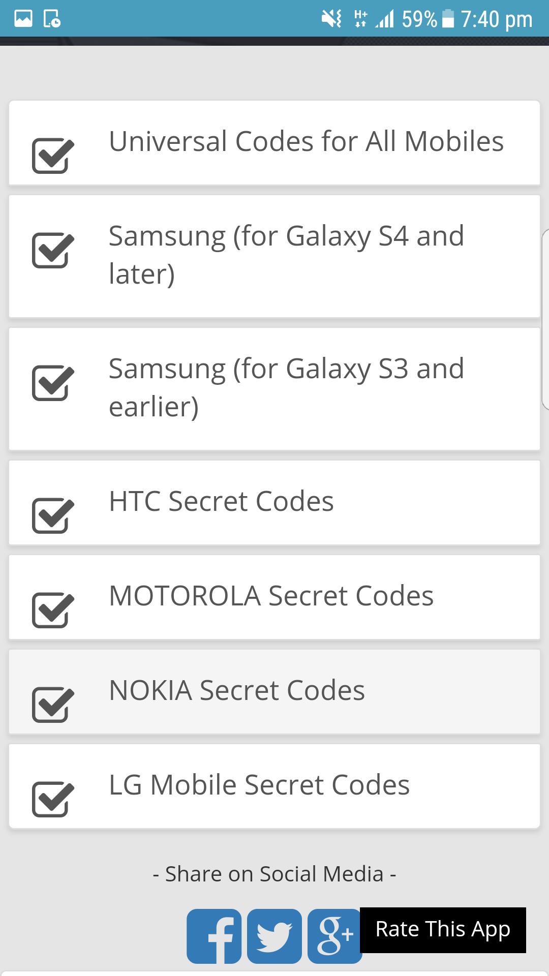 Mobile Code App | All Mobile Phone Codes APK for Android Download