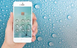 Water Drop - Applock Theme постер