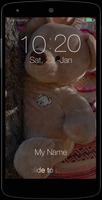 Teddy Bear Passcode Lockscreen ポスター