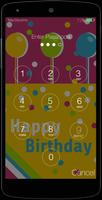 Birthday Passcode LockScreen capture d'écran 1