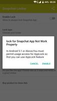 Lock for Snapchat imagem de tela 2