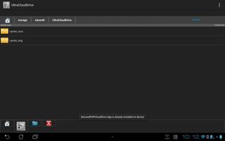 برنامه‌نما UltraCloudDrive عکس از صفحه