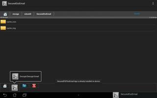 SecuredOutEmail screenshot 1