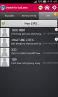 Block call and block SMS ภาพหน้าจอ 2