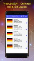 VPN Germany Unlimited Free And Fast Security 截圖 3