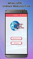 Whatz VPN-Unblock Werbsites Poster