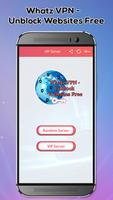 Whatz VPN-Unblock Werbsites پوسٹر