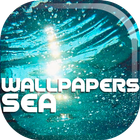 papéis de parede do mar praia hd ícone