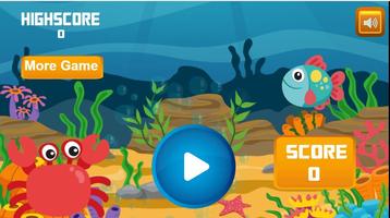 Kids Sea Animals memory game الملصق