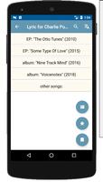 Lyrics for Charlie Puth Poster