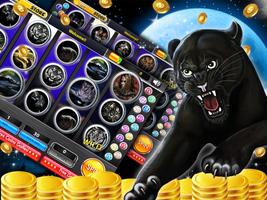 Panther Moon Slots: Free Slot Casino Game poster