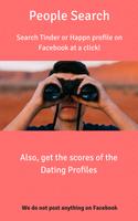 People Search - Tinder, Happn پوسٹر