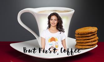 Coffee Mug Photo Frames Affiche
