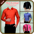 Men Formal Shirt Photo Suit ícone