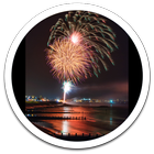 City Fireworks live wallpaper آئیکن