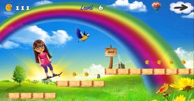 Super Dora's Skate World imagem de tela 1