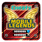 Cheat Gems For Mobile Legends Game App Prank Pro icon