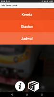 Info Jadwal KRL Kereta Listrik постер
