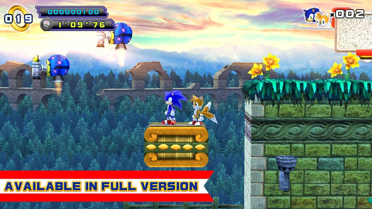 Sonic 4 Episode II LITE para Android - APK Baixar