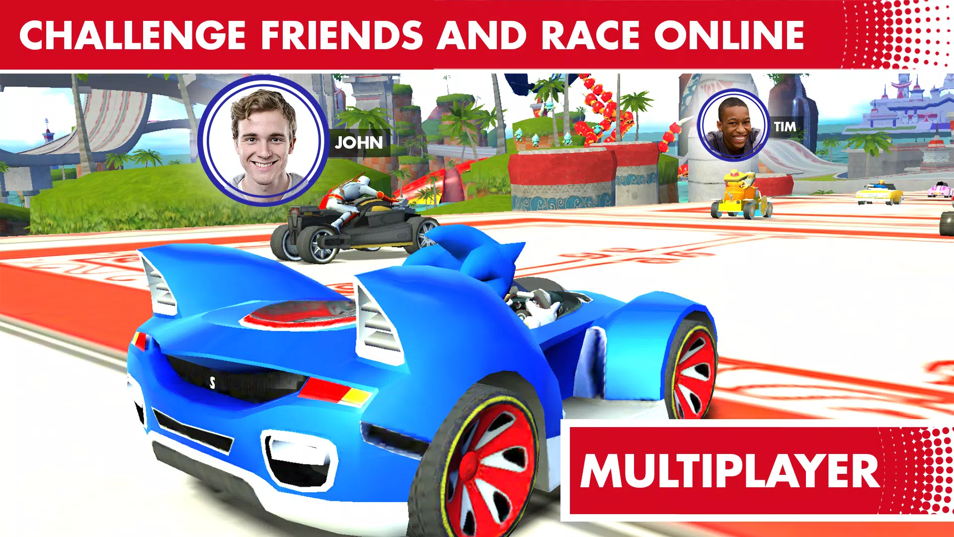 Jogo do Sonic - Team Sonic Racing - Jogo de Carros de corrida com