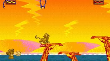 Lion King sega included tips imagem de tela 3