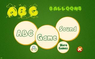 پوستر ABC balloons(all letters FREE)