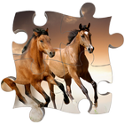 Horses Jigsaw Puzzles game icône